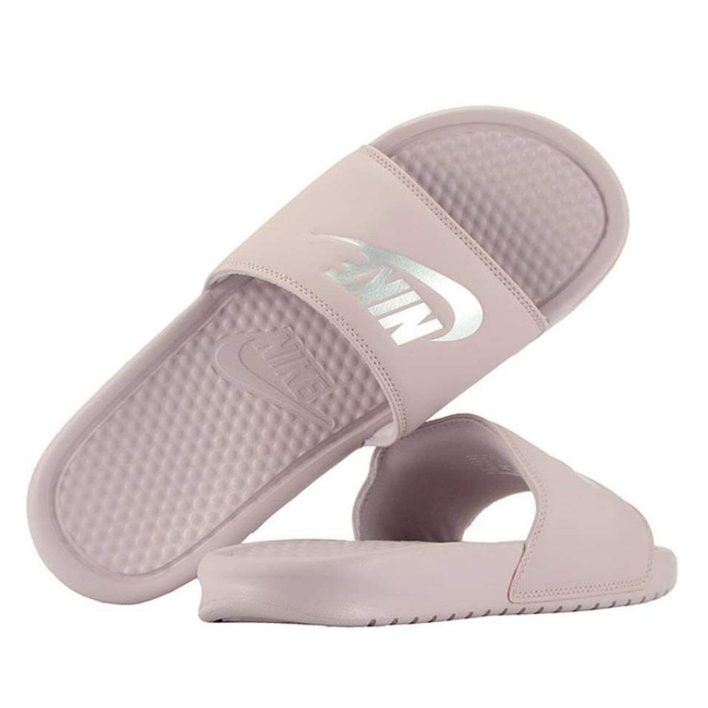 Nike Benassi Just Do It Sandal Particle Rose/Metallic Silver